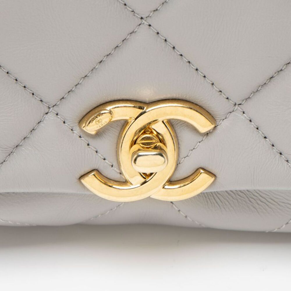 Chanel Lambskin Color Match Mini Flap Bag - Picture 9 of 11